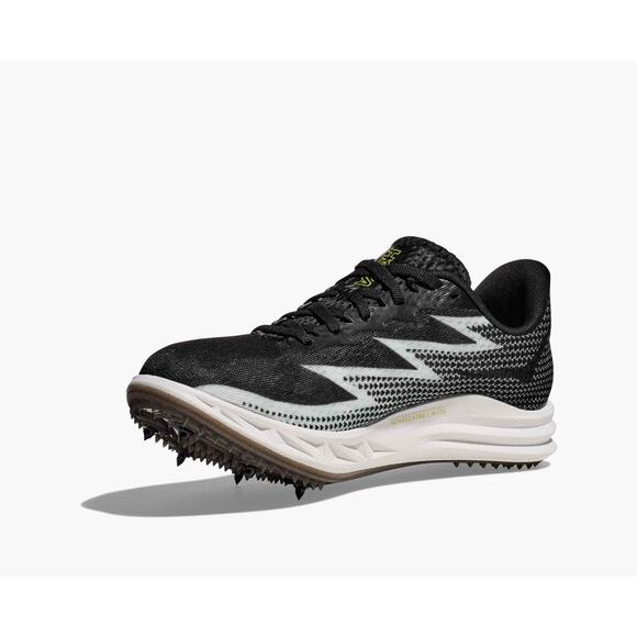 NIB Hoka Crescendo MD Men\'s Black & White Track Running Shoes Size 13
